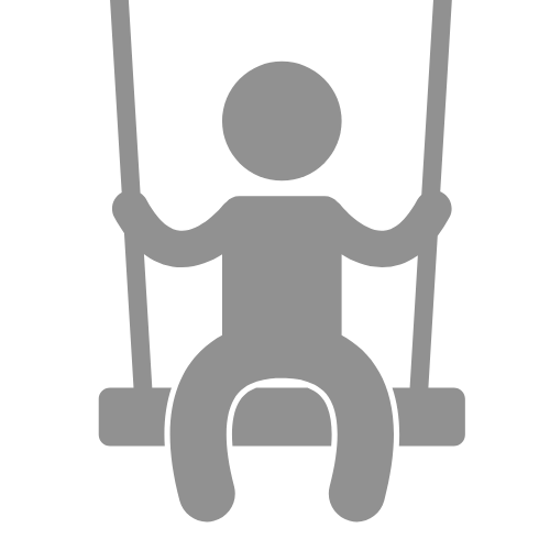 Schaukel auf Spielplatz