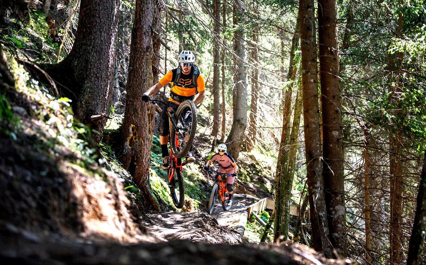 Mountainbiken im Walnd